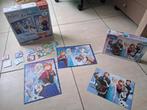 Puzzels + memory Frozen, Ophalen, 10 tot 50 stukjes, Gebruikt, 2 tot 4 jaar