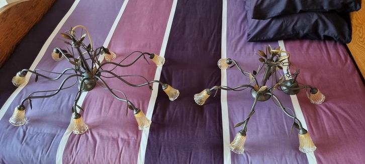 Kroonluchters en staanlampen, Huis en Inrichting, Lampen | Hanglampen, Zo goed als nieuw, Ophalen