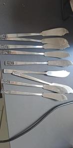 9 vismessen Shell stainless steel, Huis en Inrichting, Ophalen of Verzenden, Zo goed als nieuw, Los bestek
