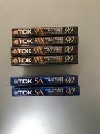 Nieuwe TDK SA-X90 en SA-90 cassettebandjes, Verzenden, Nieuw in verpakking, 2 t/m 25 bandjes