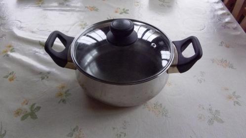 Inox Kookpot 2,5 l - met deksel, Huis en Inrichting, Keuken | Potten en Pannen, Kookpan of Snelkookpan, Inox, Ophalen of Verzenden