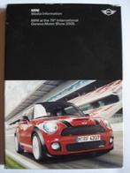 Mini range Geneva 2008 Press kit/brochure John Cooper Works/, Livres, Autos | Brochures & Magazines, BMW, Utilisé, Envoi