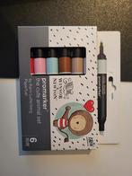 W&N Promarker 'the cute animal set', Hobby en Vrije tijd, Tekenen, Ophalen of Verzenden, Zo goed als nieuw