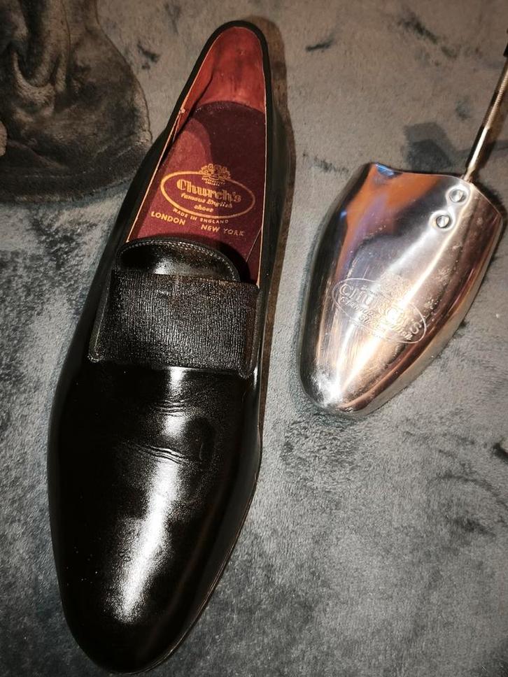 CHURCH'S SHOES slipper opera pump's !!nooit gedragen!!, Kleding | Heren, Schoenen, Nieuw, Slippers, Zwart, Ophalen of Verzenden