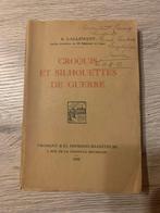 (1914-1918 ABL IJZER 18e LINIE) Croquis et silhouettes de gu, Verzamelen, Ophalen of Verzenden