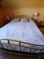 koperen bed, Huis en Inrichting, Slaapkamer | Bedden, Ophalen, Overige kleuren, Vintage, Tweepersoons