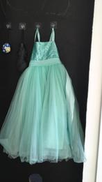Limoengroen kleedje, Enfants & Bébés, Vêtements enfant | Taille 134, Enlèvement, Utilisé, Fille, Robe ou Jupe