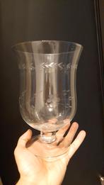 Grote antieke vaas glas, Antiek en Kunst, Antiek | Glaswerk en Kristal, Ophalen of Verzenden