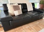 Salon moderne en cuir noir, Maison & Meubles, Canapés | Salons, Enlèvement