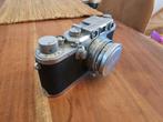 Leica IIIc rangefinder 1949 met summitar 5cm F2 lens en case, Audio, Tv en Foto, Fotocamera's Analoog, Ophalen, Gebruikt, Compact