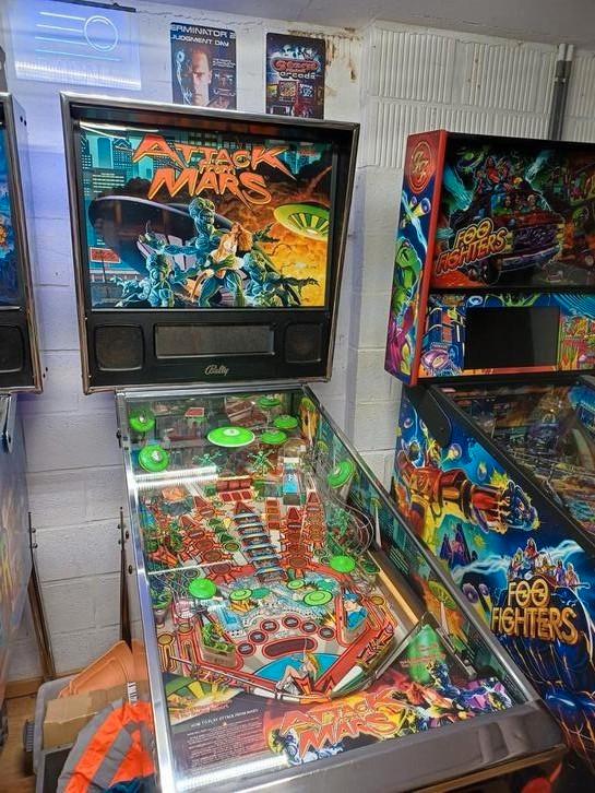 FLIPPER Bally Attack from Mars, Verzamelen, Automaten | Flipperkasten, Zo goed als nieuw, Bally, Ophalen
