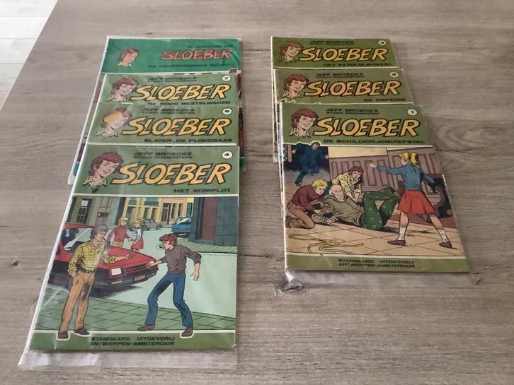 Sloeber verschillende strips (1976-1985), Boeken, Stripverhalen, Gelezen, Meerdere stripboeken, Ophalen of Verzenden