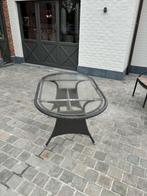 Tuintafel wicker, Enlèvement, Utilisé, Rond, Osier