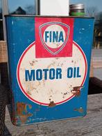 zeldzaam vintage olieblik FINA Motor Oil, Verzamelen, Ophalen of Verzenden, Gebruikt