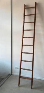 Oude houten ladder met 10 treden, Doe-het-zelf en Bouw, Ladders en Trappen, Ophalen, Gebruikt, Ladder, 2 tot 4 meter