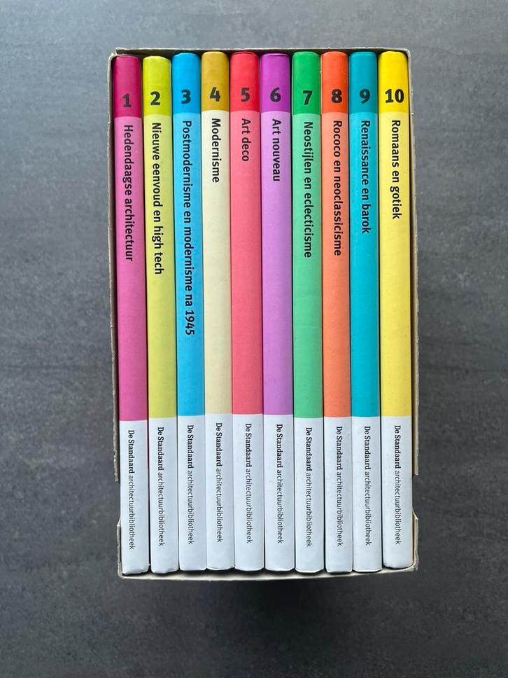 Standaard Architectuurbibliotheek – 10 delen, perfecte staat, Boeken, Kunst en Cultuur | Architectuur, Zo goed als nieuw, Ophalen of Verzenden