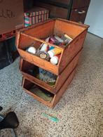 Vintage 4 grote stapel bakken, draaibaar, Ophalen, Gebruikt, Vintage retro