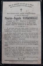 Carte de prière WW1, Collections, Enlèvement ou Envoi