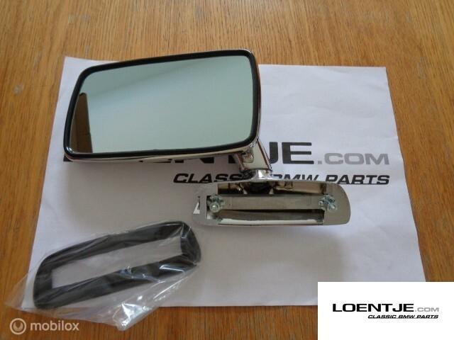 Nieuwe chromen spiegel BMW 02 e21 e3 e9 e12 NK links rechts, Auto-onderdelen, Spiegels, Nieuw, Ophalen of Verzenden
