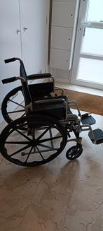 Zwarte rolstoel plooibaar, Diversen, Rolstoelen, Gebruikt, Ophalen