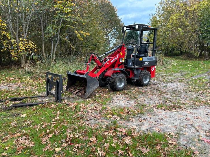 Minishovel Wolf wl750, Zakelijke goederen, Machines en Bouw | Kranen en Graafmachines, Wiellader of Shovel, Ophalen of Verzenden