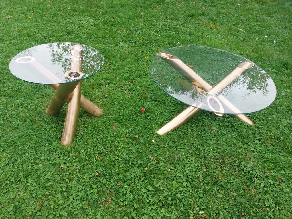 Superbes table de salon et d'appoint/ lire description, Jardin & Terrasse, Tables de jardin