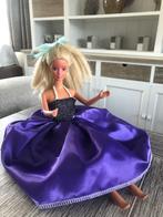 Barbie | Lange zilverblauwe avondjurk, Kinderen en Baby's, Speelgoed | Poppen, Ophalen of Verzenden, Zo goed als nieuw, Barbie