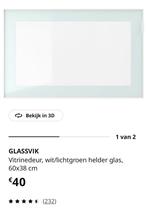4 x Ikea Glassvik + scharnieren, Ophalen