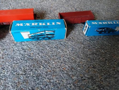 Wagonnen marklin, Hobby en Vrije tijd, Modeltreinen | H0, Zo goed als nieuw, Wagon, Gelijkstroom of Wisselstroom, Märklin, Analoog