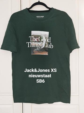 XS T.shirt Jack&Jones nieuwstaat, groen.