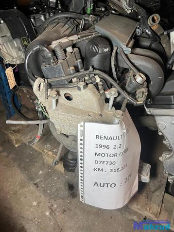 RENAULT CLIO 1 1.2 Motorblok motor D7F730 beschikbaar voor biedingen