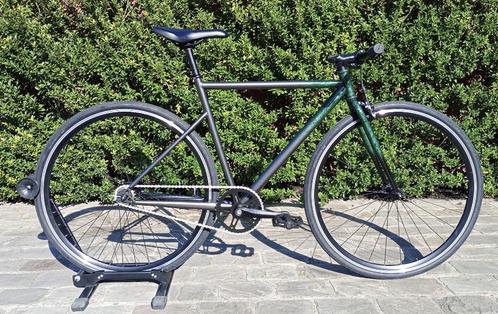 Custom painted singlespeed/fixie (maat S : +-1m60 - 1m75), Fietsen en Brommers, Fietsen | Cruisers en Lowriders, Zo goed als nieuw