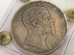 5 lire 1850 Vittorio Emanuele II zilver, Ophalen of Verzenden, Italië, Zilver