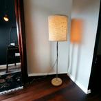 Vintage vloerlamp / staanlamp met chroom / hout, Antiek en Kunst, Ophalen of Verzenden