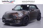 MINI Cooper Cabrio Mini 1.6 Chili Leder Clima Cruise PDC Sto, Auto's, Zwart, Parkeersensor, Bedrijf, Handgeschakeld