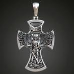 Kruis van de Aartsengel Michael - 925 Sterling Zilver, Verzenden, Nieuw, Kruis of Symbool, Zilver