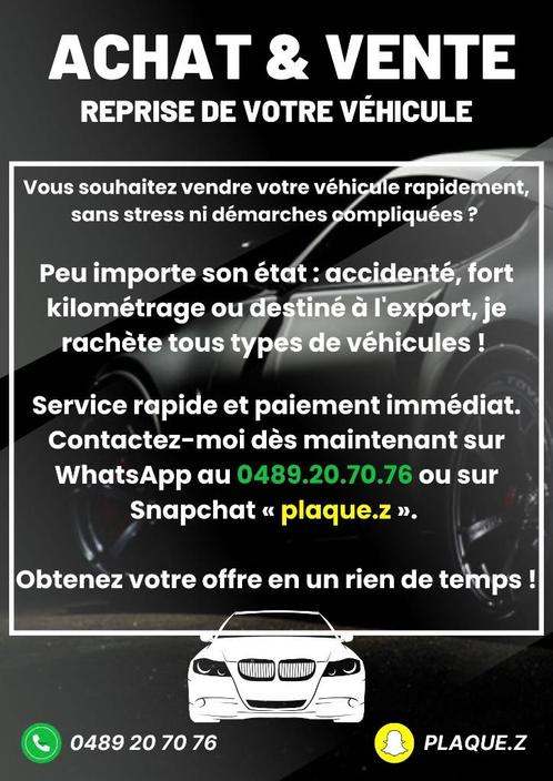 Vente et rachat de vos véhicules, Auto diversen, Auto-accessoires, Nieuw, Ophalen
