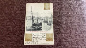 speciale postkaart  Blankenberghe  Le port Pecheurs 1902, Enlèvement