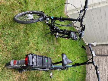 Elektrische plooifietsen minerva, Ophalen, Gebruikt, Totaal opvouwbaar, Versnellingen