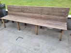 TUINBANK AZOBE LEVENSLANGE GARANTIE  245cm bre teak/  azobe, Tuin en Terras, Ophalen, Zo goed als nieuw, Hout