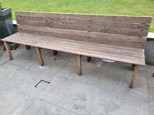 TUINBANK AZOBE LEVENSLANGE GARANTIE  245cm bre  Azobé 745€, Tuin en Terras, Tuinbanken, Zo goed als nieuw, Hout, Ophalen