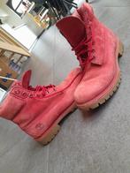 Rode Timberlands mt 40, Kleding | Dames, Schoenen, Ophalen of Verzenden, Zo goed als nieuw