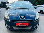 Peugeot 5008 1.6HDI Euro5 Zeer Proper 1J Garantie Head-Up, Auto's, Peugeot, Te koop, Diesel, Bedrijf, Blauw