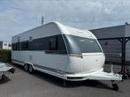 Caravan TE KOOP = 2014 Hobby 645 VIP - dubbel assen, Hobby, Bedrijf, 6 tot 7 meter, Tot en met 6