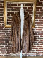 Superbe manteau vison marron, Ophalen of Verzenden, Gedragen, Maat 42/44 (L), Overige kleuren