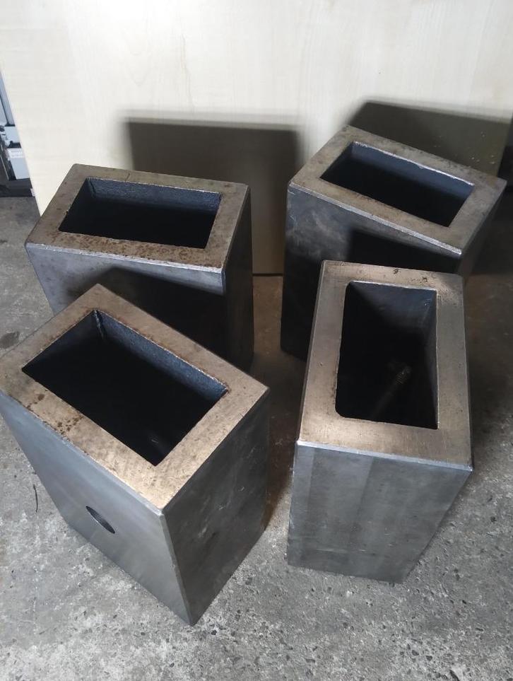 Opstan blokken, stalen D.20mm, x3 st., Doe-het-zelf en Bouw, IJzerwaren en Bevestigingsmiddelen, Overige typen, Ophalen of Verzenden