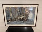 Foto Schip Belem met kader, Ophalen, Zo goed als nieuw, Overige typen