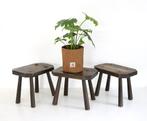 Vintage bijzettafeltjes - Tabouret - Krukjes, Antiek en Kunst, Ophalen of Verzenden