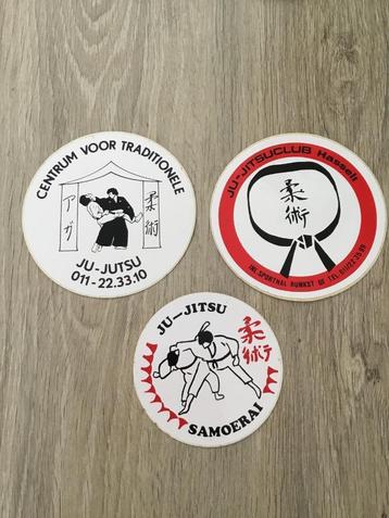 3 stickers Ju-Jitsu 