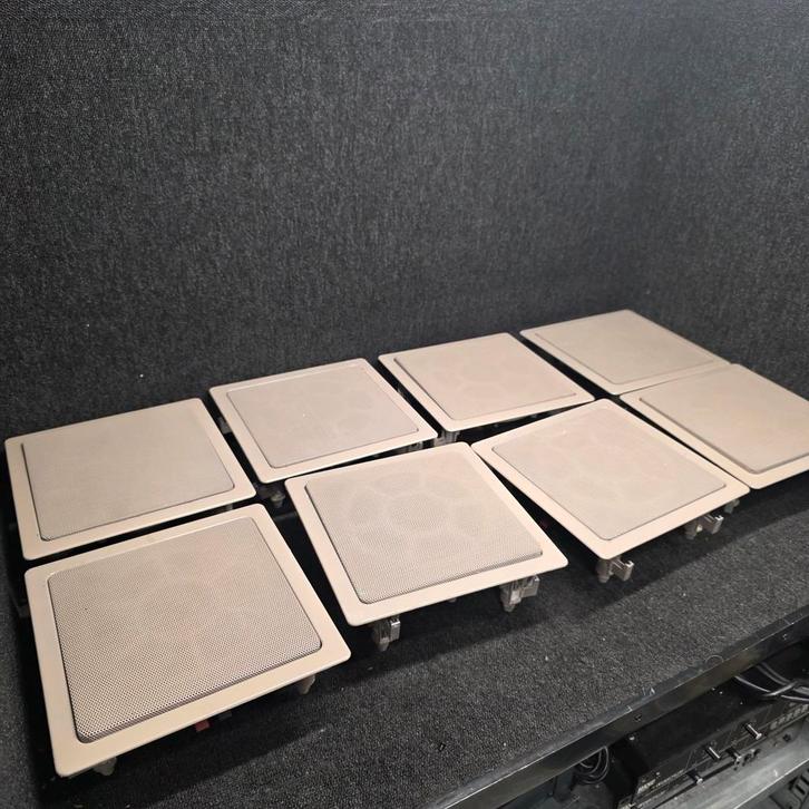 KEF taupe  inbouw speakers  8x, Doe-het-zelf en Bouw, Tegels, Zo goed als nieuw, Ophalen of Verzenden